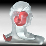 image of Journey To New Zealand glass sculpture made by Sue Hawker