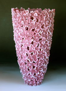 image of pate de verre sculpture made by Sue Hawker