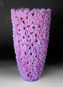 image of Pam pate de verre sculpture made by Sue Hawker